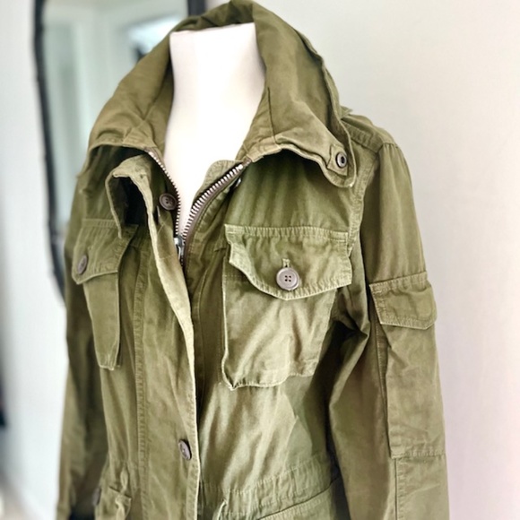 J.Crew Women's Utility Jacket Army Green Size small - Picture 5 of 10